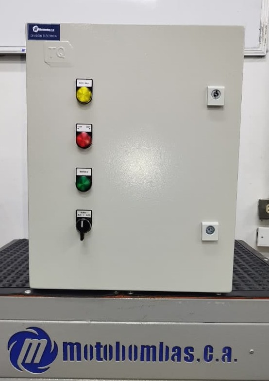 TABLERO POTENCIA Y CONTROL P/MOTOR MOTAQUA MF SERIE MTS MOD. TMDEM4ORSF15F  1,50HP 1PH/230V CON CAJA DE CAPACITORES