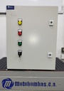 TABLERO POTENCIA Y CONTROL P/MOTOR MOTAQUA MF SERIE MTS MOD. TMDEM4ORSF50F  5,00HP 1PH/230V CON CAJA DE CAPACITORES