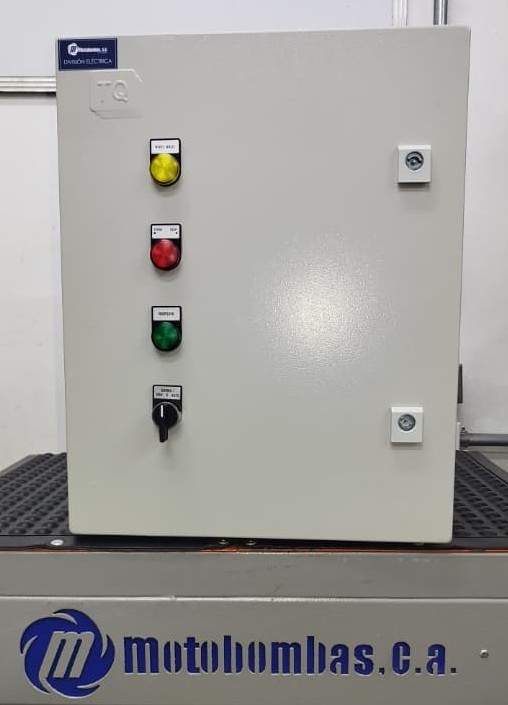 TABLERO POTENCIA Y CONTROL P/MOTOR MOTAQUA MF SERIE MTS MOD. TMDEM4ORSF07F  0,75HP 1PH/230V CON CAJA DE CAPACITORES