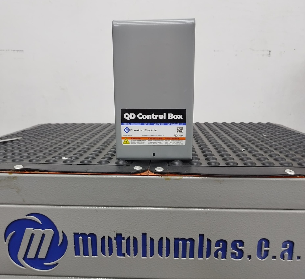 CAJA ARRANCADORA FRANKLIN ELECTRIC MF SERIE QD  MOD. 280 105 4915 0,50HP 1PH/230V (BASICA)