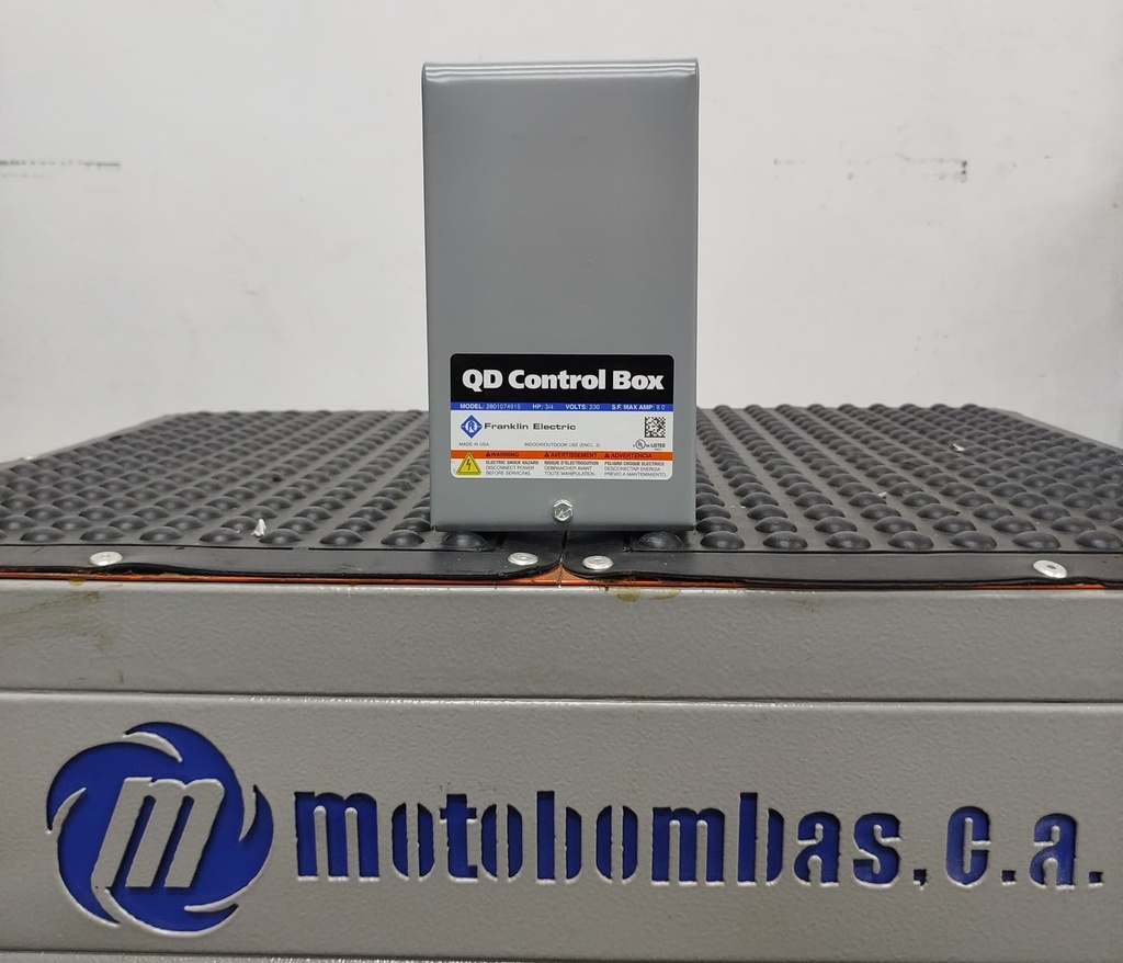 CAJA ARRANCADORA FRANKLIN ELECTRIC MF SERIE QD  MOD. 280 108 4915 1,00HP 1PH/230V (BASICA)