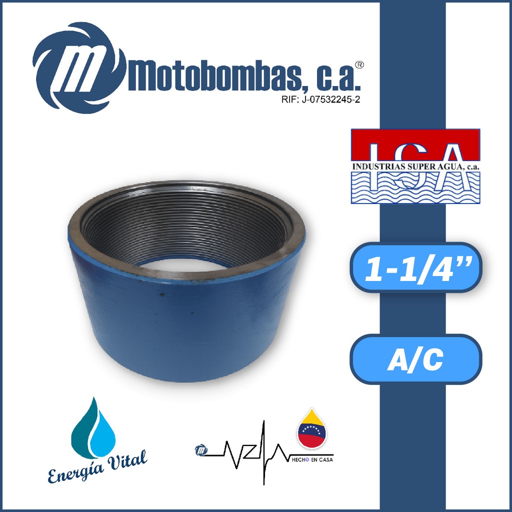 ANILLO CILINDRICO A/C CR-V SERIE ISA MOD.   1-1/4"