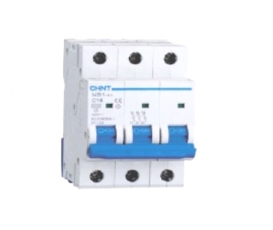 BREAKER TERMOMAGNETICO 3P MARCA CHINT SERIE NB1-63P3 MOD. 20A