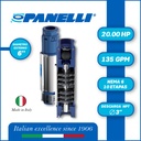 CUERPO SUMERGIBLE PANELLI  6" SERIE  PR MOD. 140PR13510 135GPM  20,00HP  10ET 3"NPT NEMA6