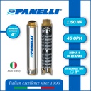 CUERPO SUMERGIBLE PANELLI  4"  SERIE PR MOD.  95PR4504   45GPM   1,50HP 04ET 2"NPT NEMA4