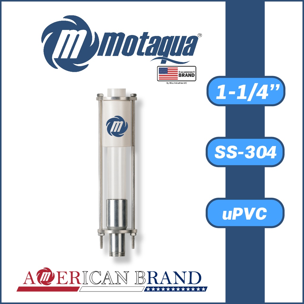 GUARDA BOMBA MOTAQUA MKD uPVC 1-1/4" SS-304