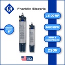 MOTOR SUMERGIBLE MF FRANKLIN  6" SERIE ENCAP SF MOD. 2261138020    15,00HP  1PH/230V/60HZ/2P 3600RPM 3W DOL NEMA6 WF-C