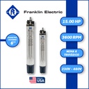 MOTOR SUMERGIBLE TF FRANKLIN  6" SERIE VOLT-X SF MOD. 2363138120    15,00HP 3PH/230-460V/60HZ/2P 3600RPM 3W DOL NEMA6 WF-C
