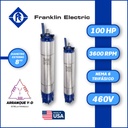 MOTOR SUMERGIBLE TF FRANKLIN  8" SERIE ENCAP SF MOD. 2396248641   100,00HP 3PH/460V/60HZ/2P 3600RPM 6W Y-D NEMA8 WF-C