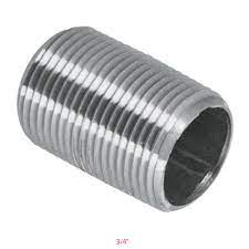 NIPLE CORRIDO A/C ASTM A53 SCH 40 SERIE ISA MOD.  4"