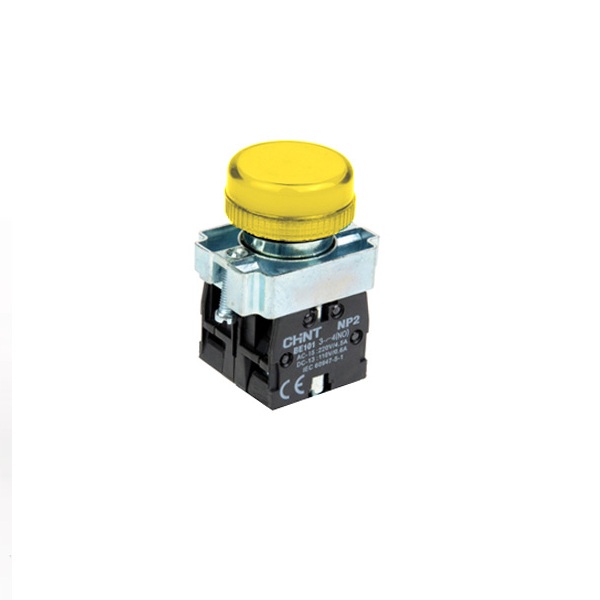PILOTO AMARILLO CON BOMBILLO LED 24V