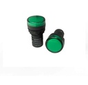 PILOTO LUMINOSO LED  MARCA  CHINT  MOD. ND16-22   COLOR VERDE  220V  22MM