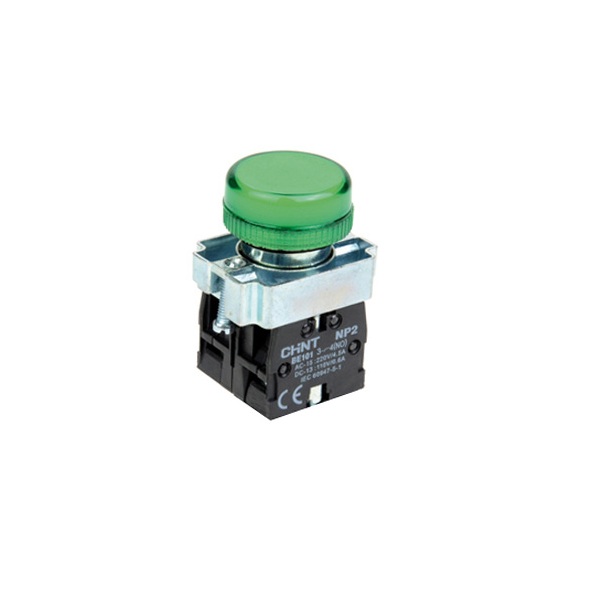 PILOTO VERDE CON BOMBILLO LED 110 / 220V