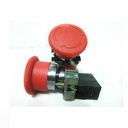 PULSADOR METALICO HONGO ROJO S/RETENCION