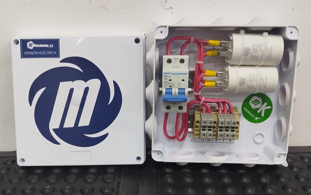 CAJA ARRANCADORA  P/ MOTOR PANELLI MF SERIE MDE MOD. MDEPAN005    0,50HP 1PH/230V
