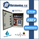 TABLERO DE CONTROL Y POTENCIA P/ MOTOR FRANKLIN ELECTRIC MF SERIE MDE MOD. TMDEFEQD007    0,75HP 1PH/230V