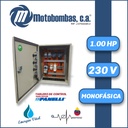 TABLERO DE CONTROL Y POTENCIA P/ MOTOR PANELLI MF SERIE MDE MOD. TMDEPAN010    1,00HP 1PH/230V