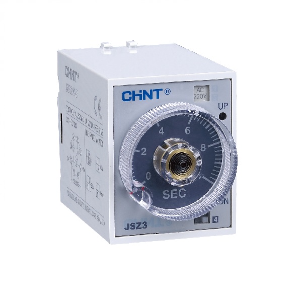 TEMPORIZADOR ESTRELLA-DELTA  MARCA  CHINT  SERIE JSZ3  MOD.  STPE-Y-10S   0 - 10SEG  110-220V
