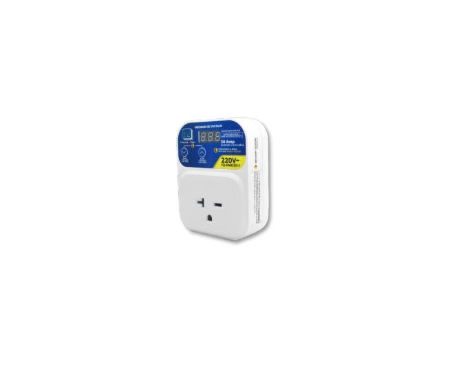 PROTECTOR DE VOLTAJE DIGITAL PARA AIRES ACONDICIONADOS MARCA TQ  MOD. TQ-PAR220-1 220/260V ENCHUNFABLE