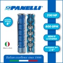 CUERPO SUMERGIBLE PANELLI  8" SERIE REC MOD. 180REC60012 600GPM 200,00HP  12ET 5"NPT NEMA8