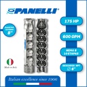 CUERPO SUMERGIBLE PANELLI  8" SERIE  SX MOD. 180SX60010 600GPM 175,00HP  10ET 6"NPT NEMA8 