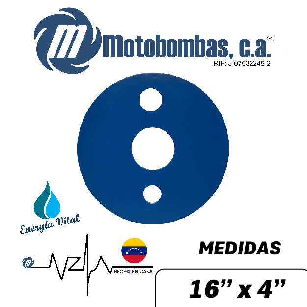 TAPA SANITARIA SERIE ISA MOD. 16" X 4"