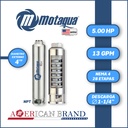 CUERPO SUMERGIBLE MOTAQUA  4"     SERIE MTS MOD. 134TS5028   13GPM   5,00HP 28ET 1-1/4"NPT NEMA4