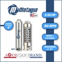 CUERPO SUMERGIBLE MOTAQUA  4" SERIE MTS MOD. 804TS5009   80GPM   5,00HP 09ET 2"NPT NEMA4