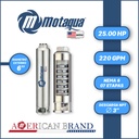 CUERPO SUMERGIBLE MOTAQUA  6" SERIE MTS MOD. 2206TS25007  220GPM  25,00HP 07ET 3"NPT NEMA6