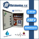 TABLERO DE CONTROL Y POTENCIA P/ MOTOR FRANKLIN ELECTRIC MF SERIE MDE MOD. TMDEFESTD020    2,00HP 1PH/230V