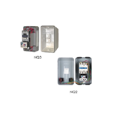 CAJA ARRANCADORA PLASTICA  MARCA  CHINT SERIE NQ2-33  MOD.  48- 65AMP