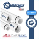 TUBO COLUMNA uPVC MOTAQUA MGS HEAVY1 4" X 6,00 MTS