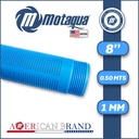 TUBO CASING RANURADO LISO uPVC MOTAQUA MSM CM 8,00" X 0,50 MTS X 1,00 MM