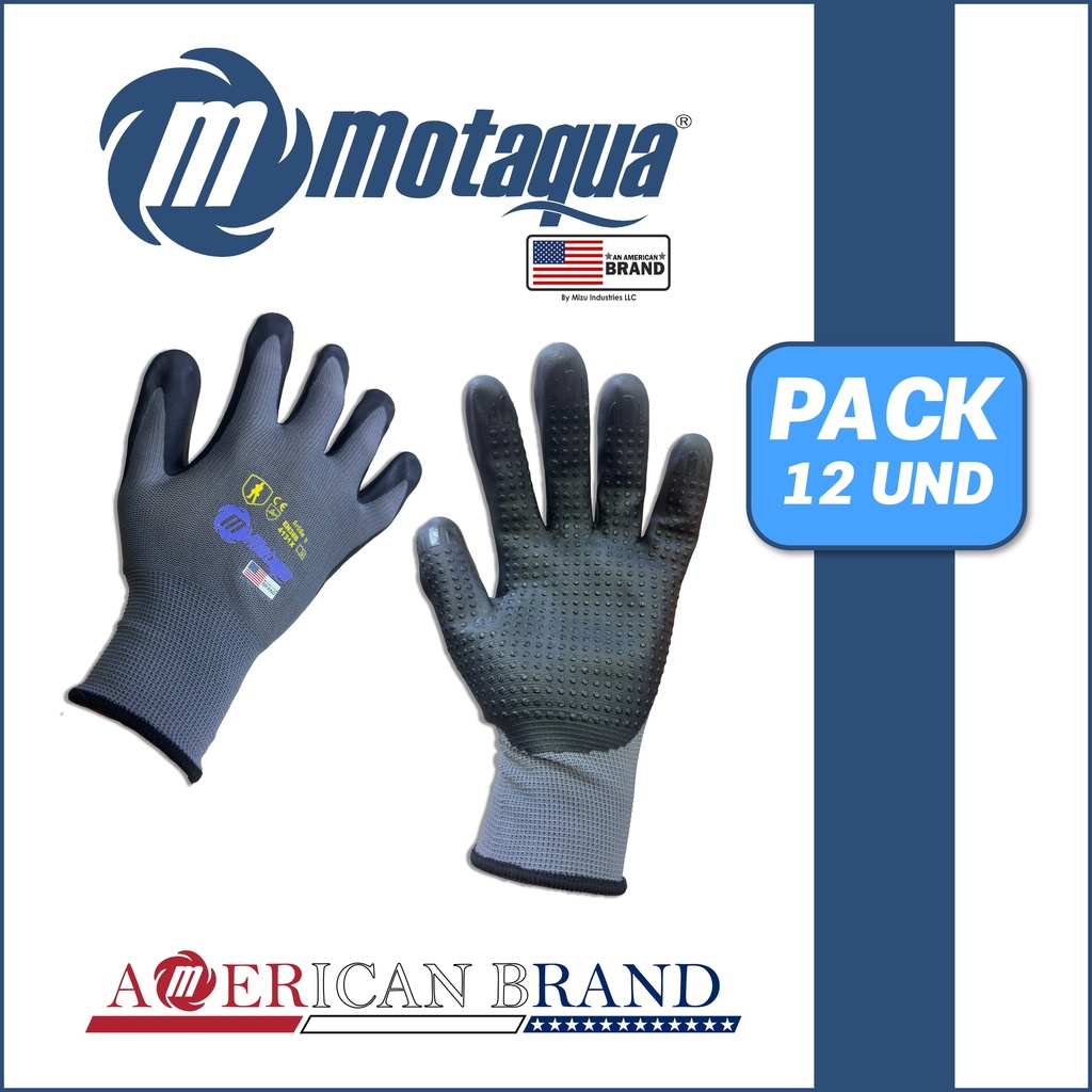 GUANTE MOTAQUA NITRILO/NYLON MULTIUSO
