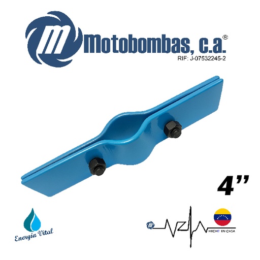[3753ISA-8500300302-0000] ABRAZADERA A/C SOPORTE DE BOMBA SUMERGIBLE SERIE ISA MOD.  4"