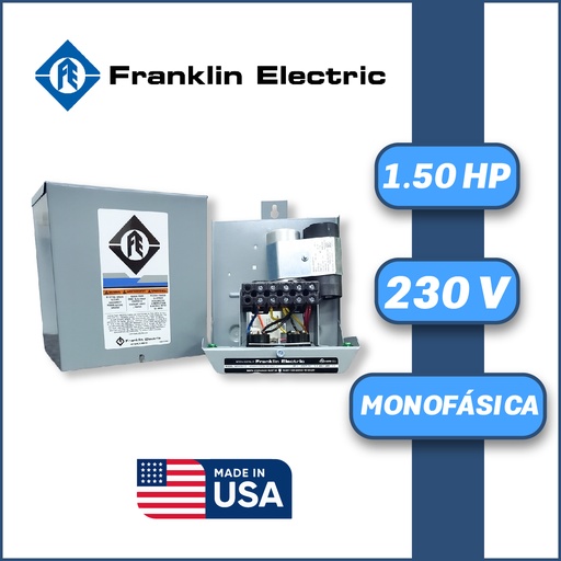 [6005FRA-RF015EST1XX230-MNE3] CAJA ARRANCADORA FRANKLIN ELECTRIC MF SERIE STD  MOD. 282 300 8110 1,50HP 1PH/230V (ESTANDARD)