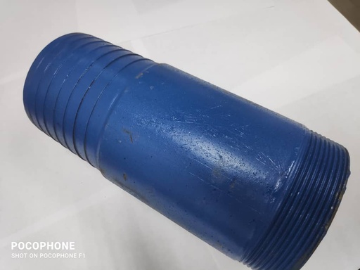 [3875ISA-8500310051] NIPLE ESPIGA P/ MANGUERA A/C ASTM A53 SCH 40 SERIE ISA MOD.  2-1/2"