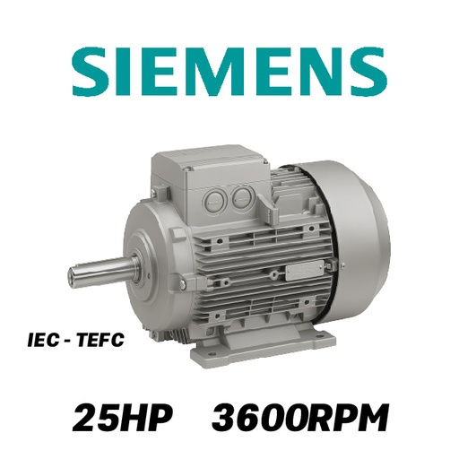[7905SIE-5SI07905SIE-23T0160L-0AI1] MOTOR HORIZONTAL  25,00HP 3600RPM SIEMENS MS230250 3PH 220-440V 2P SF 1,15 160L 18,50KW