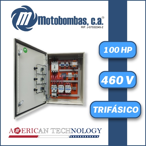 [TMDE712431000] TABLERO DE CONTROL Y POTENCIA TF  P/ MOTOR SUMERGIBLE SERIE MDE MOD. TMDE712431000 100,00HP 3PH/460V ARRANQUE ESTRELLA-TRIANGULO