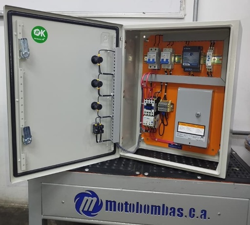 [6013MDE-6013MDE-T71121MO0010-0000] TABLERO POTENCIA Y CONTROL P/MOTOR MOTAQUA MF SERIE MTS MOD. TMDEM4ORSF10F  1,00HP 1PH/230V CON CAJA DE CAPACITORES