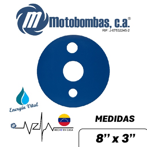 [3723ISA-8500210FBV-8006] TAPA SANITARIA SERIE ISA MOD.      8" X 3"