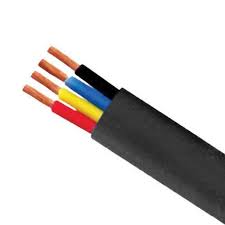 [7015AER-3X8+10-MOT-] CABLE SUMERGIBLE PLANO MOTAQUA AWG 600V 75C PVC/PVC SERIE MAE MOD.     4X8 (3X8+10)