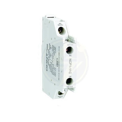 [6415CHT-NCF111] CONTACTO  AUXILIAR MARCA CHINT MONTAJE LATERAL 1NA + 1NC  SERIE NC1 / NC2 MOD. 12/800A (NCF1-11)