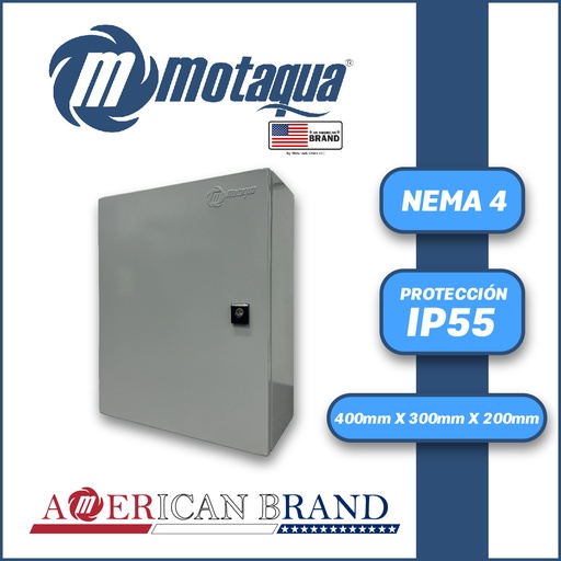 [6905MUX-A 4030/20] CAJA INDUSTRIAL NEMA 4 MARCA MOTAQUA  SERIE  MUX-A  MOD.  400X300X200