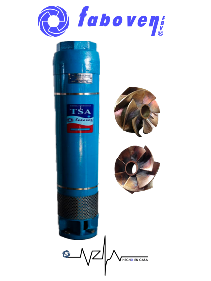 CUERPO SUMERGIBLE FABOVEN  4" SERIE TSA MOD. 010004L22BX0   40GPM  10,00HP 22ET 2"NPT NEMA6               