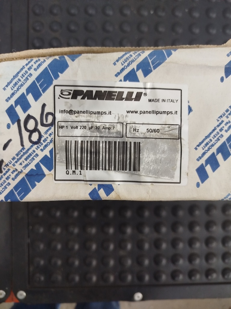 CAJA ARRANCADORA   PANELLI MF  SERIE PAM MOD. AM007 0,75HP 1PH/230V