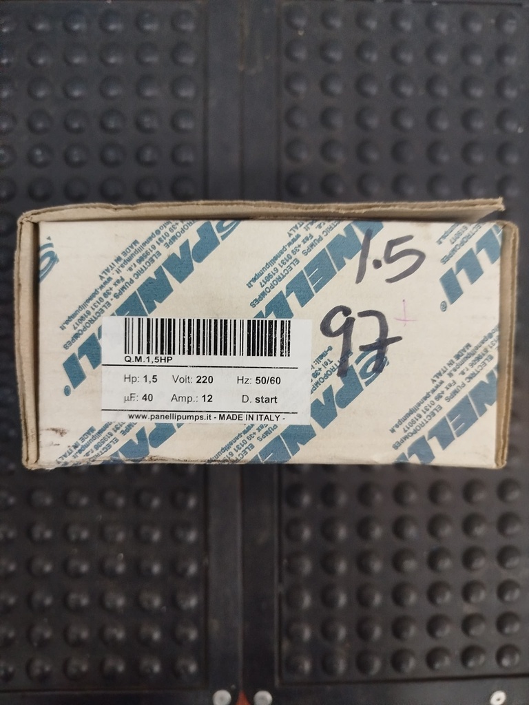 CAJA ARRANCADORA   PANELLI MF  SERIE PAM MOD. AM015 1,50HP 1PH/230V