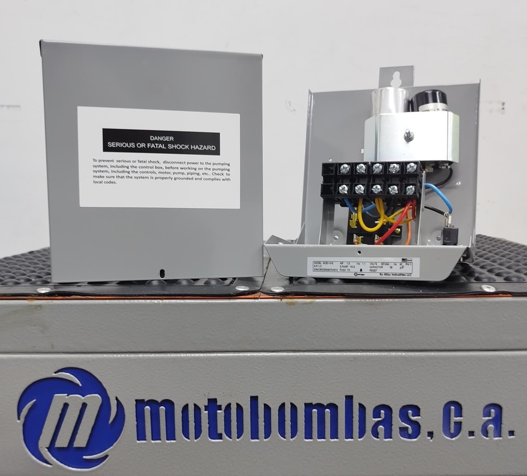 CAJA ARRANCADORA MOTAQUA MF SERIE  MTS MOD. MCB1050  5,00HP 1PH/230V