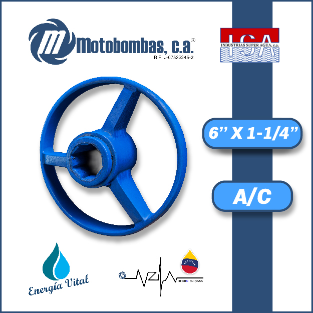 PORTACHUMACERA 6" X 1-1/4" ACERO AL CARBONO