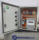 TABLERO POTENCIA Y CONTROL P/MOTOR MOTAQUA MF SERIE MTS MOD. TMDEM4ORSF20F  2,00HP 1PH/230V CON CAJA DE CAPACITORES